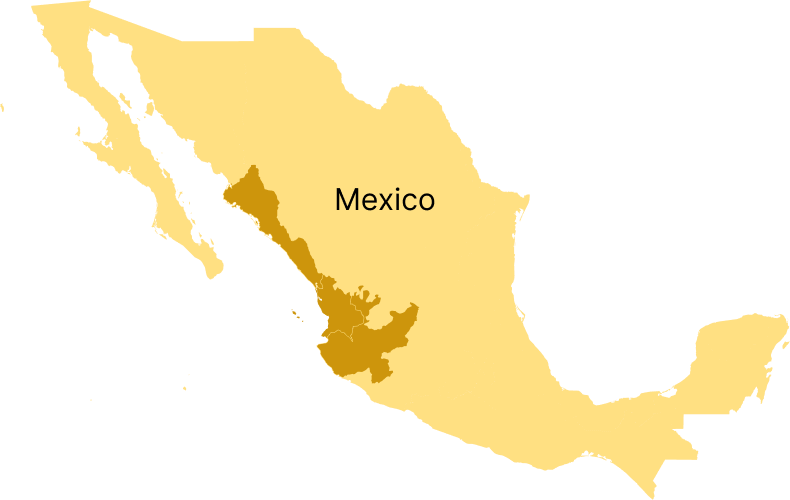 Map of Mexico